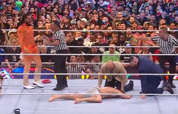 Riddle y Seth Rollins tienen un altercado en WWE SummerSlam