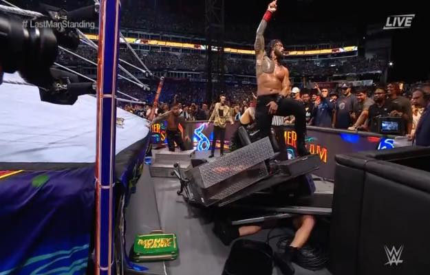 Roman Reigns es el último hombre en pie en SummerSlam