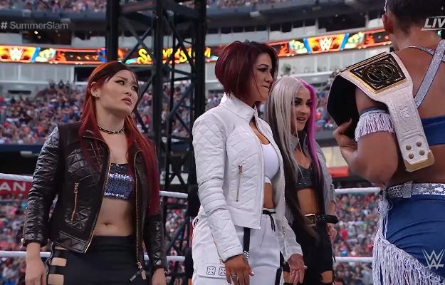 ¡Bayley, Io Shirai y Dakota Kai en SummerSlam!