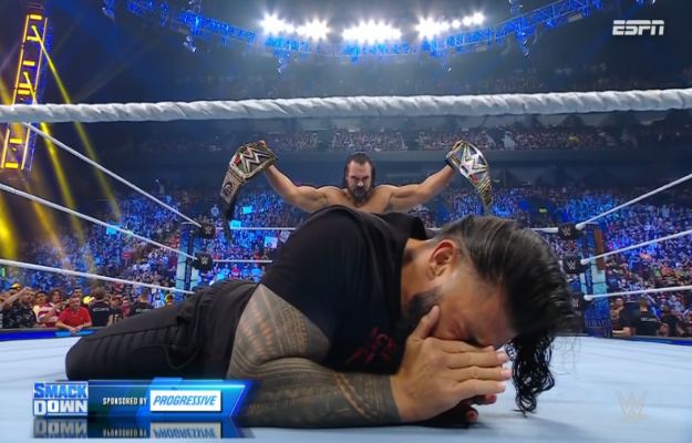 Roman Reigns & Drew McIntyre WWE SmackDown