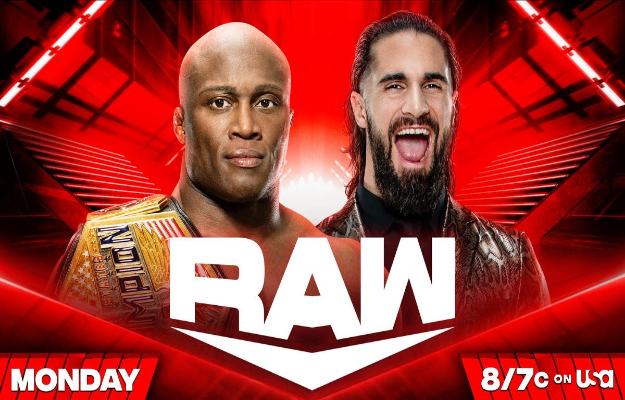 Bobby Lashley vs Seth Rollins WWE RAW