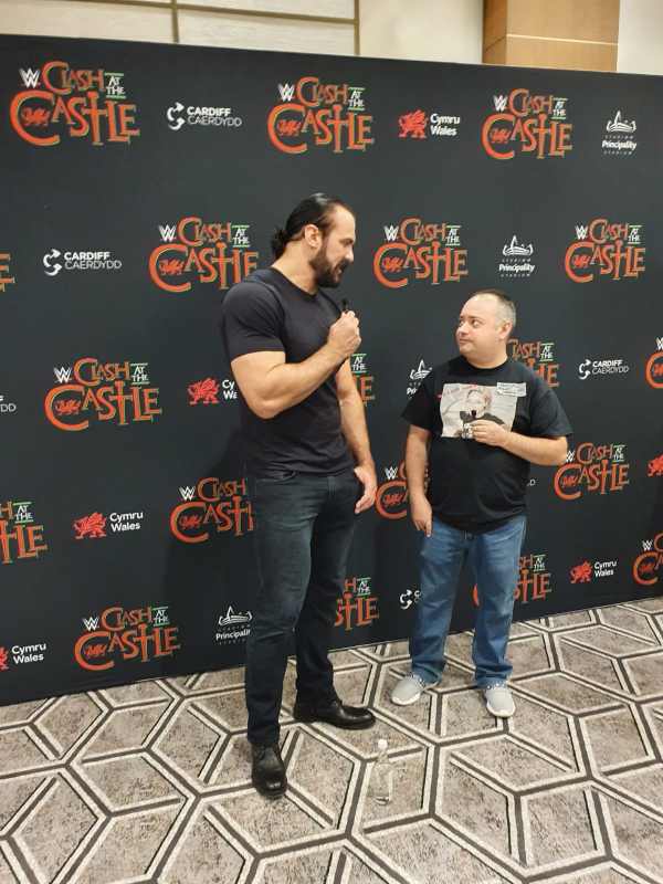 Entrevista exclusiva a Drew McIntyre en WWE Clash at The Castle