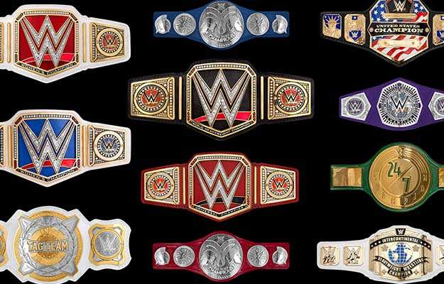 Nuevo diseño en los Campeonatos de WWE