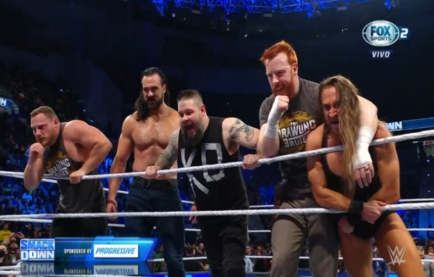 Brawling Brutes& Drew McIntyre & Kevin Owens WWE SmackDown