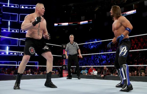 Brock Lesnar & AJ Styles WWE