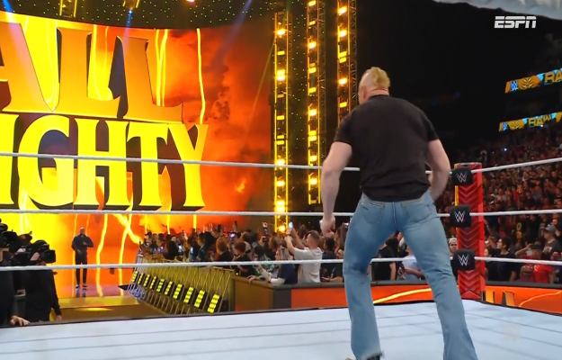 Brock Lesnar & Bobby Lashley WWE RAW