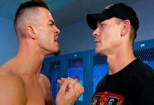 Austin Theory and John Cena WWE