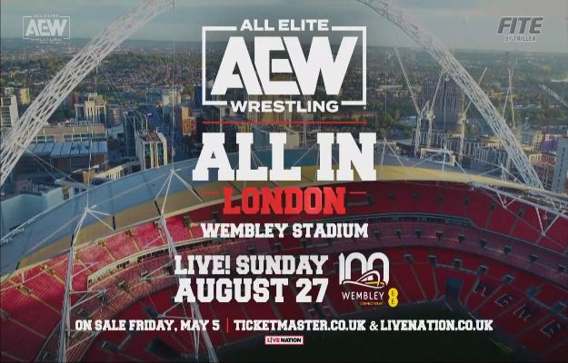 AEW anuncia AEW All In en Wembley Stadium