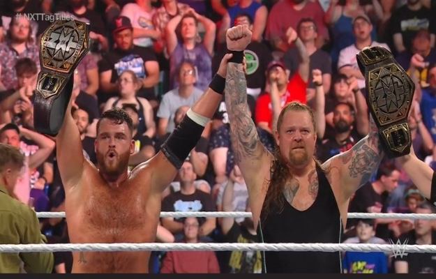 Gallus retiene los títulos en pareja en WWE NXT Battleground