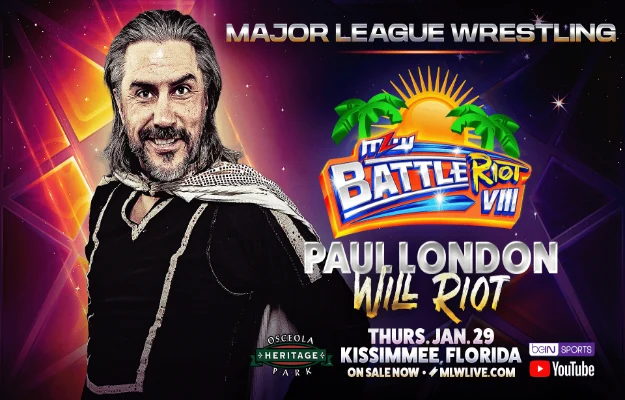 Paul London MLW Battle RIOT Paul London MLW Battle RIOT