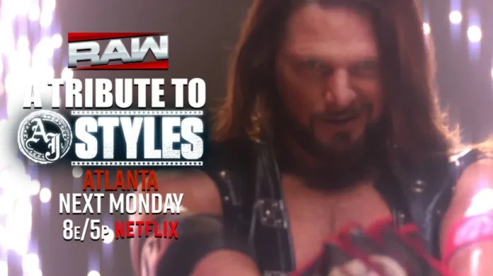 AJ Styles WWE RAW