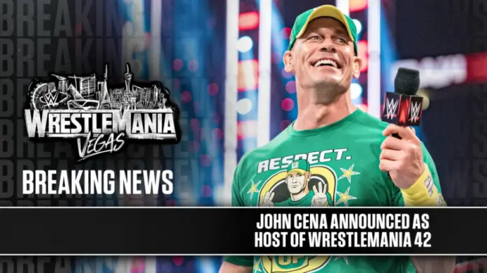 John Cena Wrestlemania 42 host