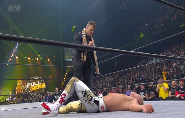 AEW Full Gear_ MJF traiciona a Cody para que Chris Jericho retenga el título de AEW