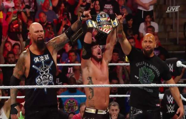 AJ Styles es el nuevo campeón de los Estados Unidos en WWE Extreme Rules