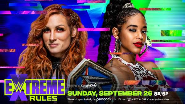 Becky Lynch vs Bianca Belair oficial para Extreme Rules 2021
