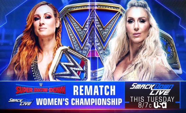 Becky Lynch vs Charlotte en Smackdown