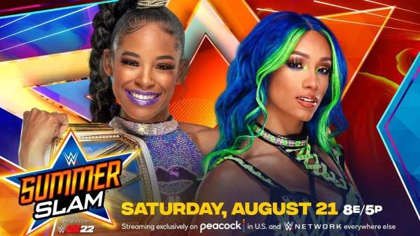 Bianca Belair vs Sasha Banks en WWE SummerSlam 2021