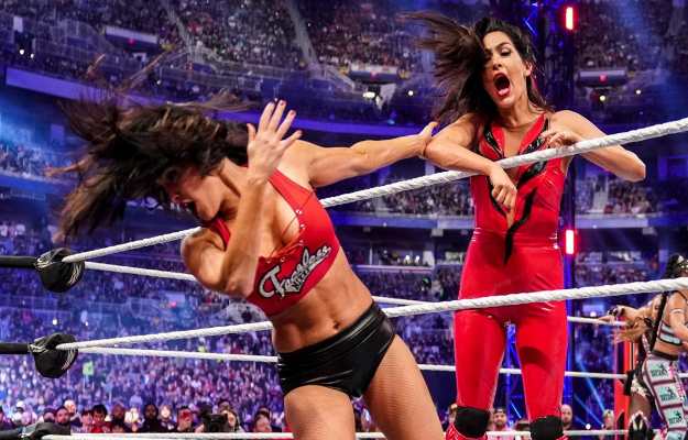 Brie Bella se disculpa con su hermana por eliminarla del Royal Rumble