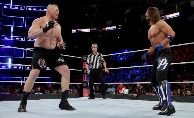 Brock Lesnar podría enfrentarse a AJ Styles en Wrestlemania 35