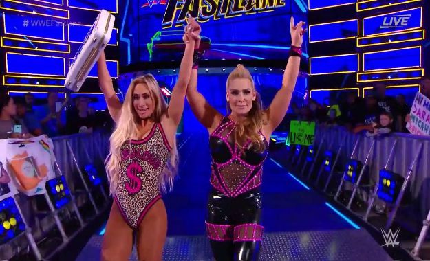 Carmella y Natalya ganan en WWE Fastlane