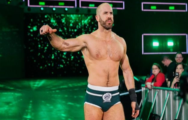 Cesaro contra Mansoor en WWE Crown Jewel 2019