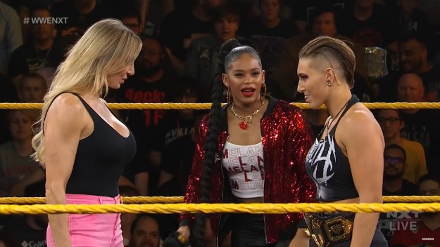 Charlotte Flair impresionada con Bianca Belair y Rhea Ripley