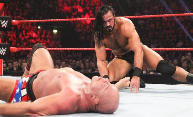 Drew McIntyre vs Kurt Angle