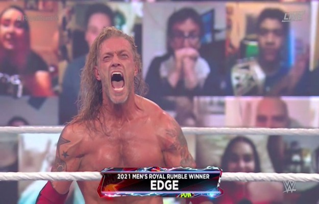 Edge es el ganador del Royal Rumble 2021