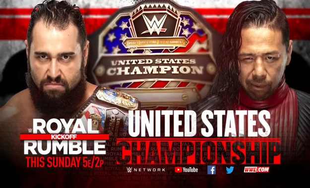 El campeonato de los Estados Unidos y el campeonato crucero estarán en juego en el kickoff de WWE Royal Rumble