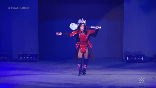 El cosplay de Madara Uchiha de Naruto de Zelina Vega en WWE Royal Rumble