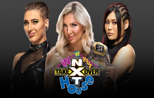 In Your House_ Charlotte Flair vs Io Shirai vs Rhea Ripley por el NXT Women's Title