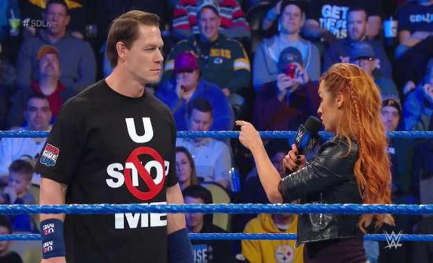 John Cena regresa a Smackdown y se encuentra con The Man