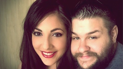 Kevin Owens and his wife WWE