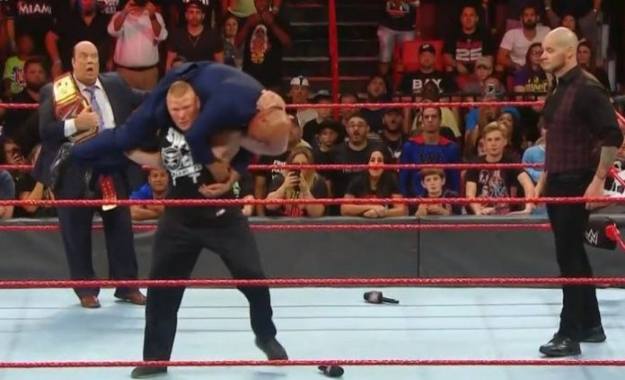 Kurt Angle dice que Brock Lesnar tendrá consecuencias por lo ocurrido en WWE RAW