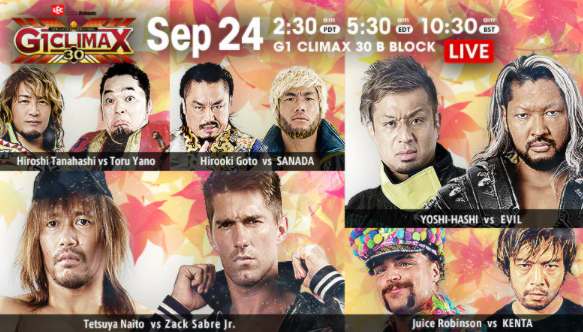 NJPW G-1 Climax Día 4: Resultados