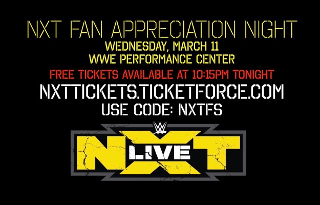 NXT 11 marzo