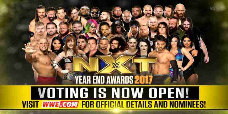 Los premios anuales de NXT serán presentados en NXT Take Over: Philly.