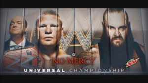 No mercy no sera el fina de la rivalidad de lesnar vs strowman