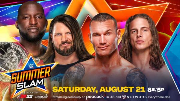 RKBro vs AJ Styles & Omos por los campeonatos en WWE SummerSlam