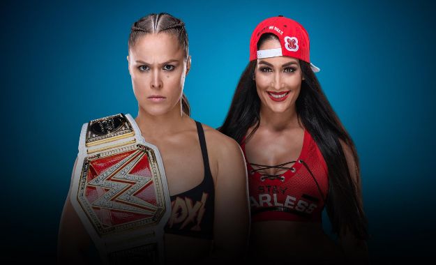 Ronda vs Nikki WWE Evolution