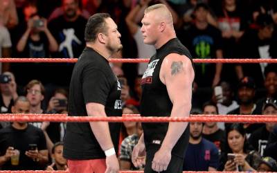 Samoa Joe vs Brock Lesnar Royal Rumble