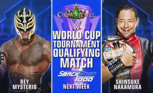 SmackDown Live 1000 apuestas para el Nakamura vs Rey Mysterio