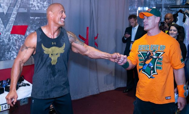 The Rock y John Cena