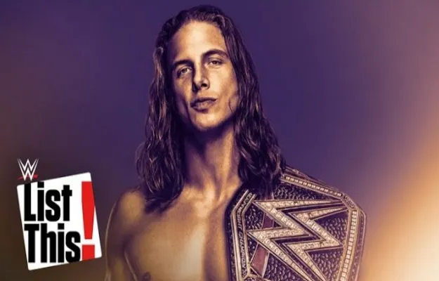 MATT RIDDLE WWE CHAMPION MATT RIDDLE WWE CHAMPION