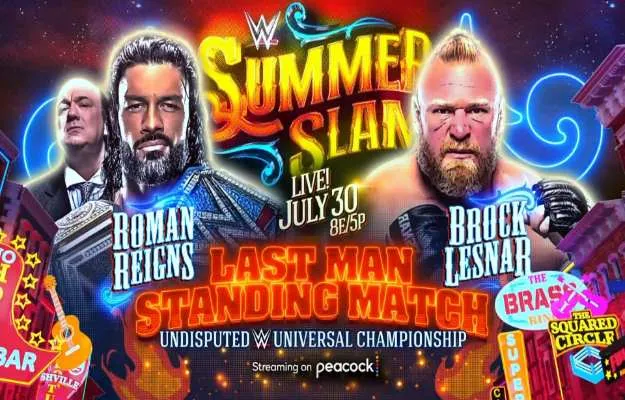 Roman Reigns vs Brock Lesnar SummerSlam
