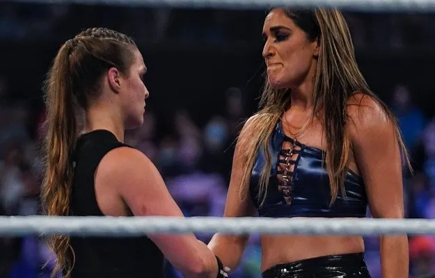 Ronda Rousey & Raquel Rodríguez Ronda Rousey & Raquel Rodríguez