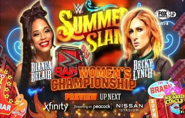 Bianca Belair vs Bekcy Lynch WWE SummerSlam Bianca Belair vs Bekcy Lynch WWE SummerSlam