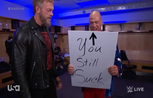 Kurt Angle & Edge WWE RAW
