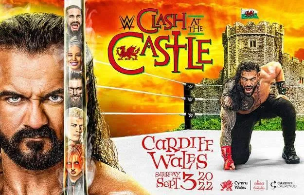 Primeras imágenes del set de WWE Clash at the Castle Primeras imágenes del set de WWE Clash at the Castle