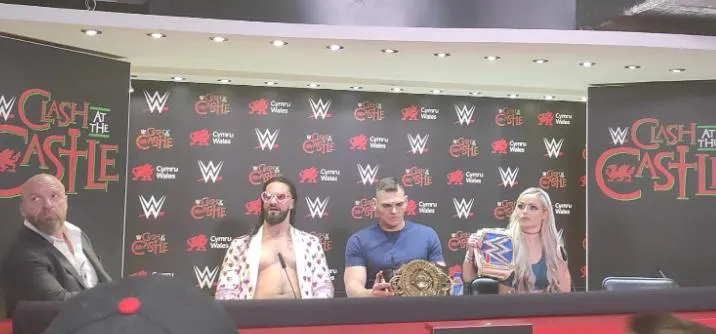 Rueda de prensa de WWE Clash at The Castle Rueda de prensa de WWE Clash at The Castle